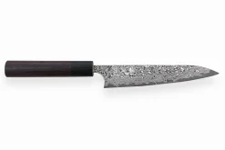 Couteau universel japonais artisanal Yoshimi Kato 15cm VG10 Nickel Damascus