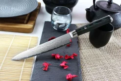 Couteau universel japonais Satake Cutlery Helios 15cm damas 69 couches