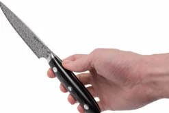 Couteau universel japonais Zwilling Kramer Euro Stainless 12cm damassé manche en micarta
