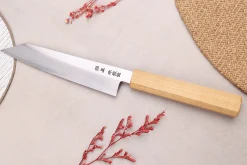 Couteau universel kiritsuke 15cm japonais artisanal Hado Ginsan Cherry