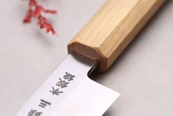 Couteau universel kiritsuke 15cm japonais artisanal Hado Ginsan Cherry