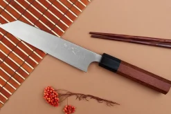Couteau universel kiritsuke japonais artisanal Shibata Koutetsu R2 15cm