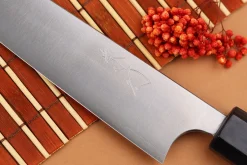 Couteau universel kiritsuke japonais artisanal Shibata Koutetsu R2 15cm