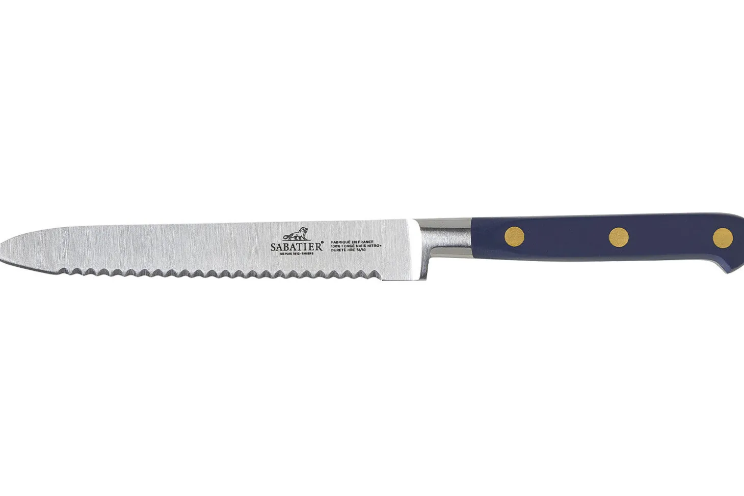 Couteau universel Sabatier Idéal Bleu Abysse 100% forgé lame 12cm