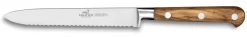 Couteau universel SABATIER Provençao 100% forgé dentelé 12cm en olivier