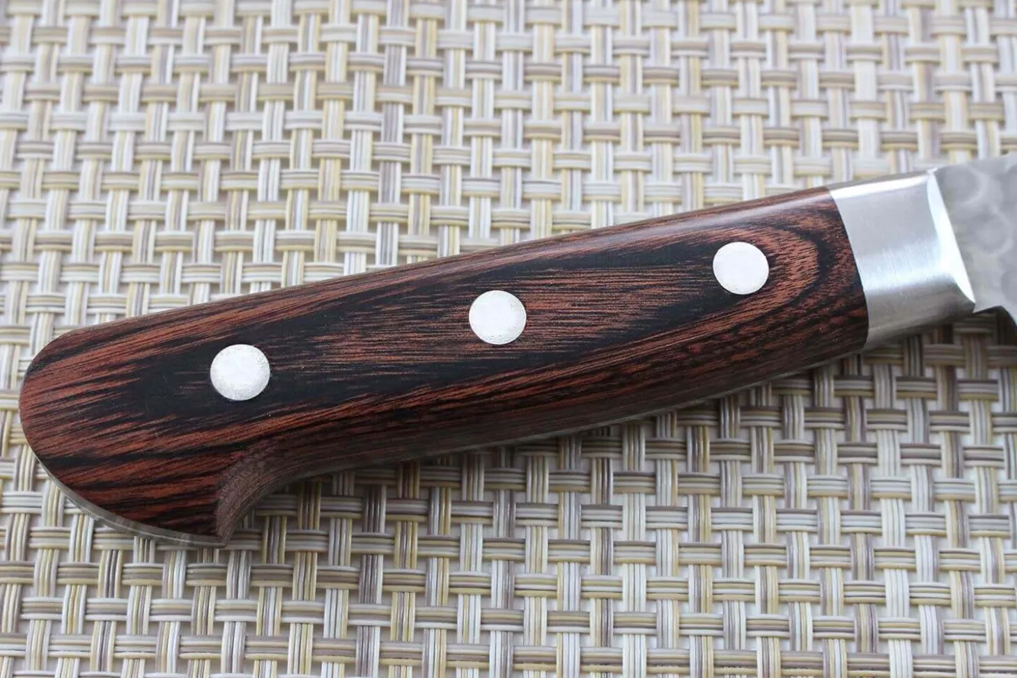 Couteau usuba japonais Kikusui Tsuchime damas 33 couches 17cm