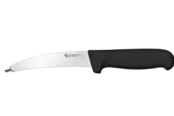 Couteau à éviscérer professionnel Ambrogio Sanelli Supra noir 15cm