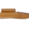 Couteau Wildsteer Baby Wild BWI0101 lame 9cm manche cuir gold + étui en cuir assorti