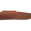 Couteau Wildsteer Baby Wild BWI0102 lame 9cm manche cuir marron + étui en cuir assorti