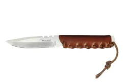 Couteau Wildsteer Baby Wild BWI0102 lame 9cm manche cuir marron + étui en cuir assorti
