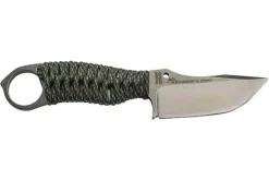 Couteau Wildsteer Karlican KAR0114 lame 7,6cm manche paracorde urban camouflage + étui Kydex