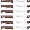 12 Couteaux à steak Arcos lame 11cm acier NITRUM® manche en bois