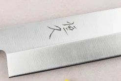 Couteau yanagiba 30cm artisanal japonais Tsunehisa AUS-8 manche en chêne