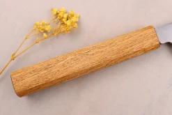 Couteau yanagiba 27cm artisanal japonais Tsunehisa AUS-8 manche en chêne