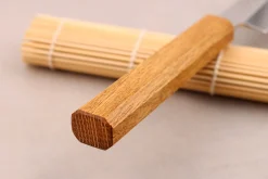 Couteau yanagiba 27cm artisanal japonais Tsunehisa AUS-8 manche en chêne
