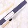 Couteau yanagiba 24cm japonais artisanal Sakai Kikumori Kikuzuki Rin