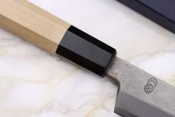 Couteau yanagiba 24cm japonais artisanal Sakai Kikumori Kikuzuki Rin