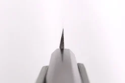 Couteau yanagiba 24cm japonais artisanal Hatsukokoro Shirasagi manche en ébène