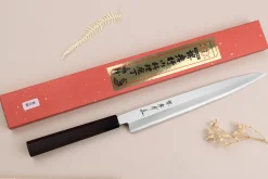 Couteau yanagiba 27cm japonais artisanal Sakai Takayuki Ginsankou