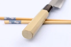 Couteau yanagiba 24cm japonais artisanal Nakamura Kaishin Ginsan Mirror