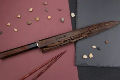 Couteau yanagiba 30cm japonais artisanal Sakai Takayuki Honyaki Shoryu VG10