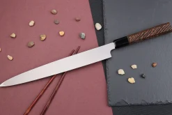 Couteau yanagiba 30cm japonais artisanal Sakai Takayuki Honyaki Shoryu VG10