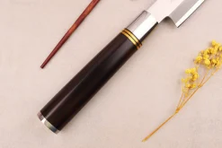 Couteau yanagiba 27cm Sayuto Ebène 7Cr manche en ébène