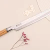 Couteau yanagiba 30cm Wusaki Olive 7Cr manche en olivier + saya