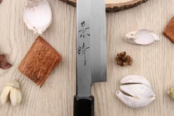 Couteau yanagiba japonais artisanal Kagekiyo Suri Urushi 21cm