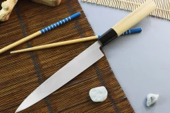 Couteau yanagiba japonais artisanal Yoshihiro Jyosaku White 2 steel