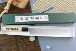 Couteau yanagiba japonais artisanal Yoshihiro Jyosaku White 2 steel