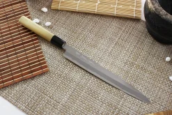 Couteau yanagiba japonais artisanal Yoshihiro Jyosaku White 2 steel 24cm