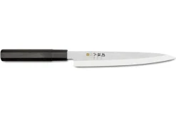 Couteau yanagiba japonais Kai Seki Magoroku Kinju acier 1K6 biseauté