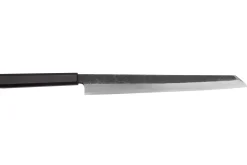 Couteau yanagiba kiritsuke 30cm japonais artisanal Hatsukokoro Shirasagi manche en ébène