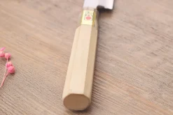 Couteau yanagiba kiritsuke 24cm japonais artisanal Kasahara Shigehiro forgé par Yoshikazu Ikeda