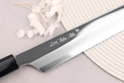 Couteau yanagiba kiritsuke 30cm japonais artisanal Sakai Takayuki Hien