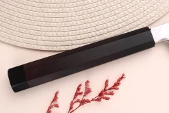 Couteau yanagiba kiritsuke japonais artisanal 33cm Sakai Takayuki Byakko manche en ébène + étui