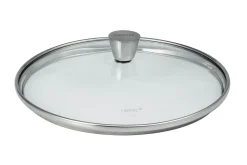 Couvercle Cristel 1826 en verre bombé à pontet en inox