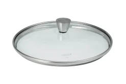 Couvercle Cristel 1826 en verre bombé à pontet en inox
