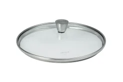 Couvercle Cristel 1826 en verre bombé à pontet en inox