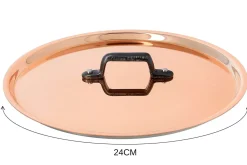 Couvercle en cuivre De Buyer Inocuivre pontet en fonte d'acier