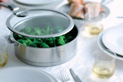 Couvercle plat Cristel Strate Amovible en verre trempé