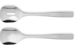 Couverts à salade Alessi Knifeforkspoon 25cm acier inox 18/10 design par Jasper Morrison