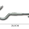Crochet tournant Fischer Bargoin pour barres de 15mm capacité 150kg