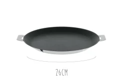Crêpière antiadhérente Cristel Mutine Amovible Exceliss en inox