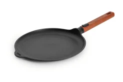 Crêpière Woll Diamond QXR Eco Logic en fonte d'aluminium manche amovible bois 26cm