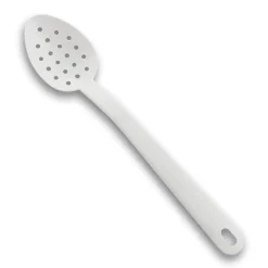 Cuillère de service Exoglass® MATFER professionnelle perforée blanche 34cm