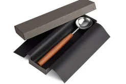 Cuillère doseuse à café Triangle Sense 15ml en inox manche prunier