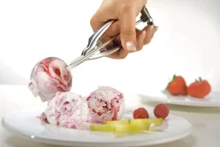 Cuillère à glace Gefu Gepalina tout inox - Diamètre 5cm