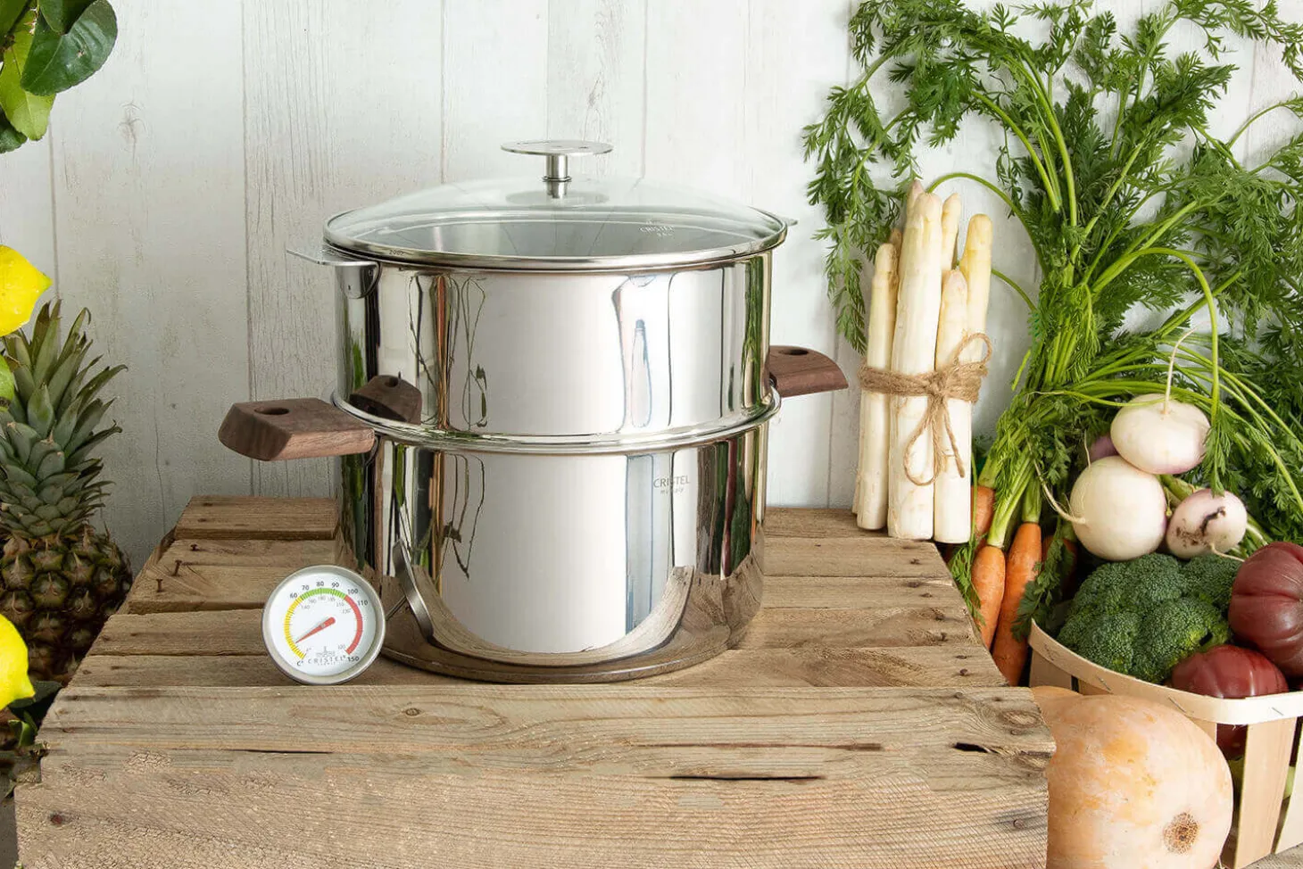 Cuiseur Cristel Biome diamètre 24cm cuisson saine